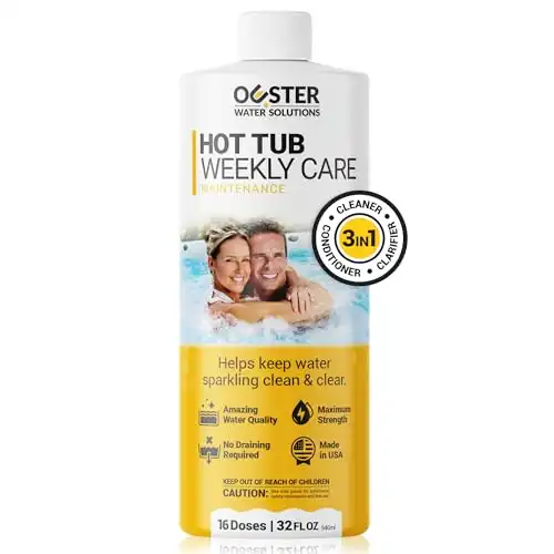 3-in-1 Weekly Hot Tub Cleaner, Conditioner, Clarifier